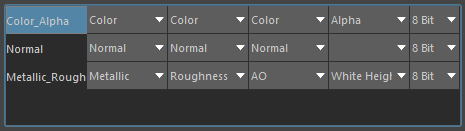 Default Texture Map export settings and Below Decal Shader Graph