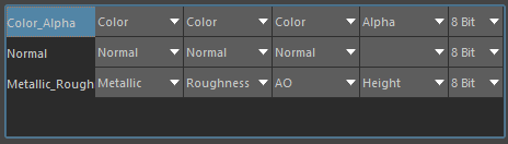 Default Texture Map export settings and Below Decal Shader Graph